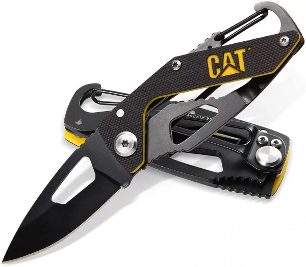 Caterpillar Kapesní nůž CAT s karabinou 13,3 cm