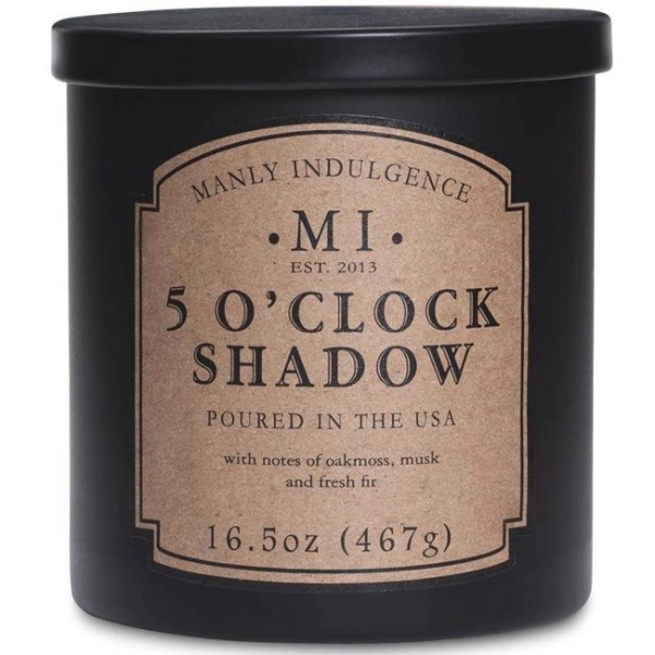 MANLY INGULDENCE Vonná svíčka 5 O'clock Shadow 467 g