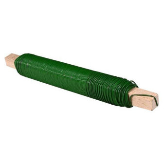 Vázací drát  0,9 mm x 30 m potažený PVC zelený